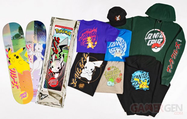 Santa Cruz Skateboards collection capsule collaboration Pokémon 1