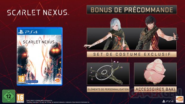 Scarlet Nexus bonus précommande 18 03 2021