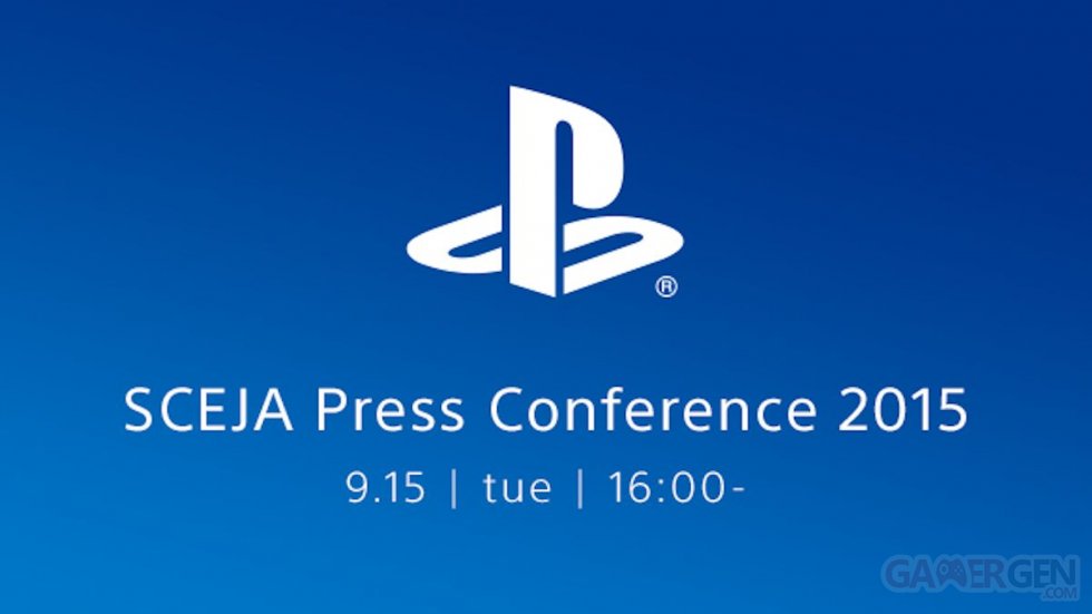 SCEJA Press Conference 2015 TGS tokyo game show