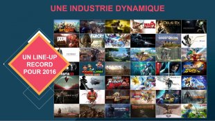 SELL Jeu Vidéo France 2015 Projection 2016 line up