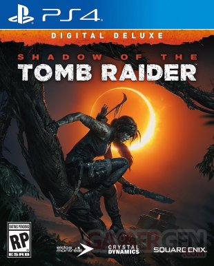 Shadow of the Tomb Raider jaquette PS4 US Digital Deluxe Edition 27 04 2018