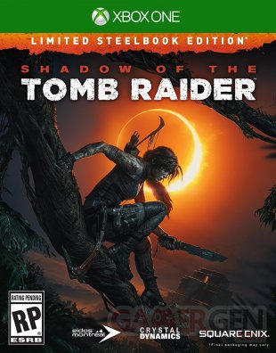 Shadow of the Tomb Raider jaquette Xbox One US Limited Steelbook Edition 27 04 2018