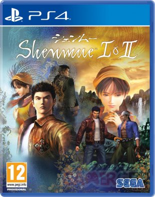 Shenmue I II jaquette PS4 14 04 2018