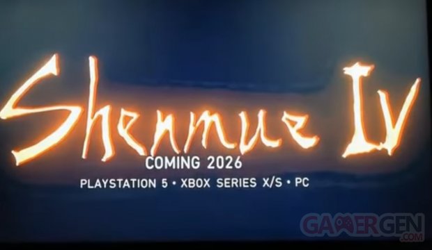Shenmue IV announcement leaked logo