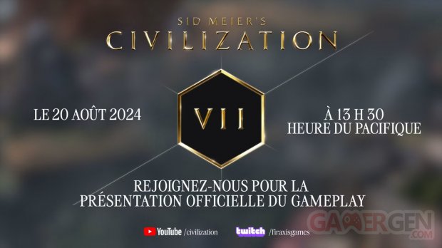 Sid Meier’s Civilization VII Gameplay SHowcase Date