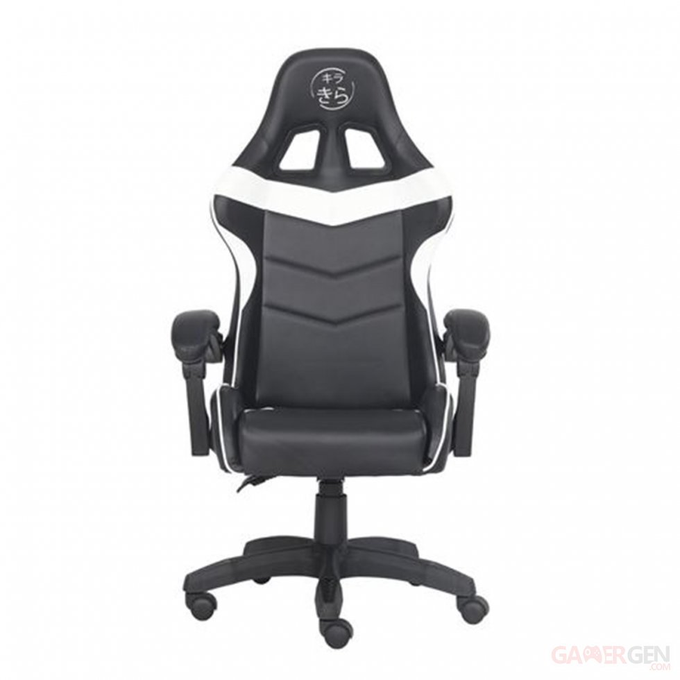 Siège gaming Kira Nagamaki Blanc et noir01