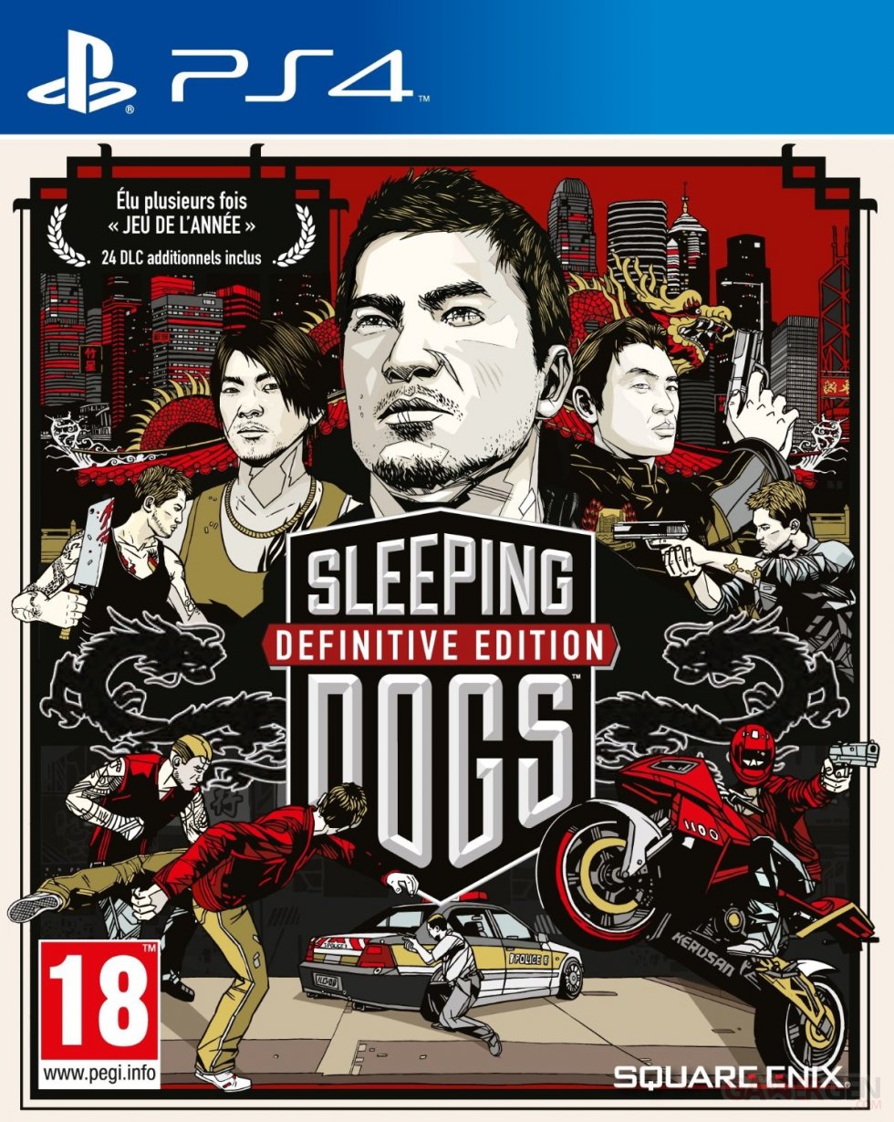Sleeping Dogs jaquette PEGI PS4