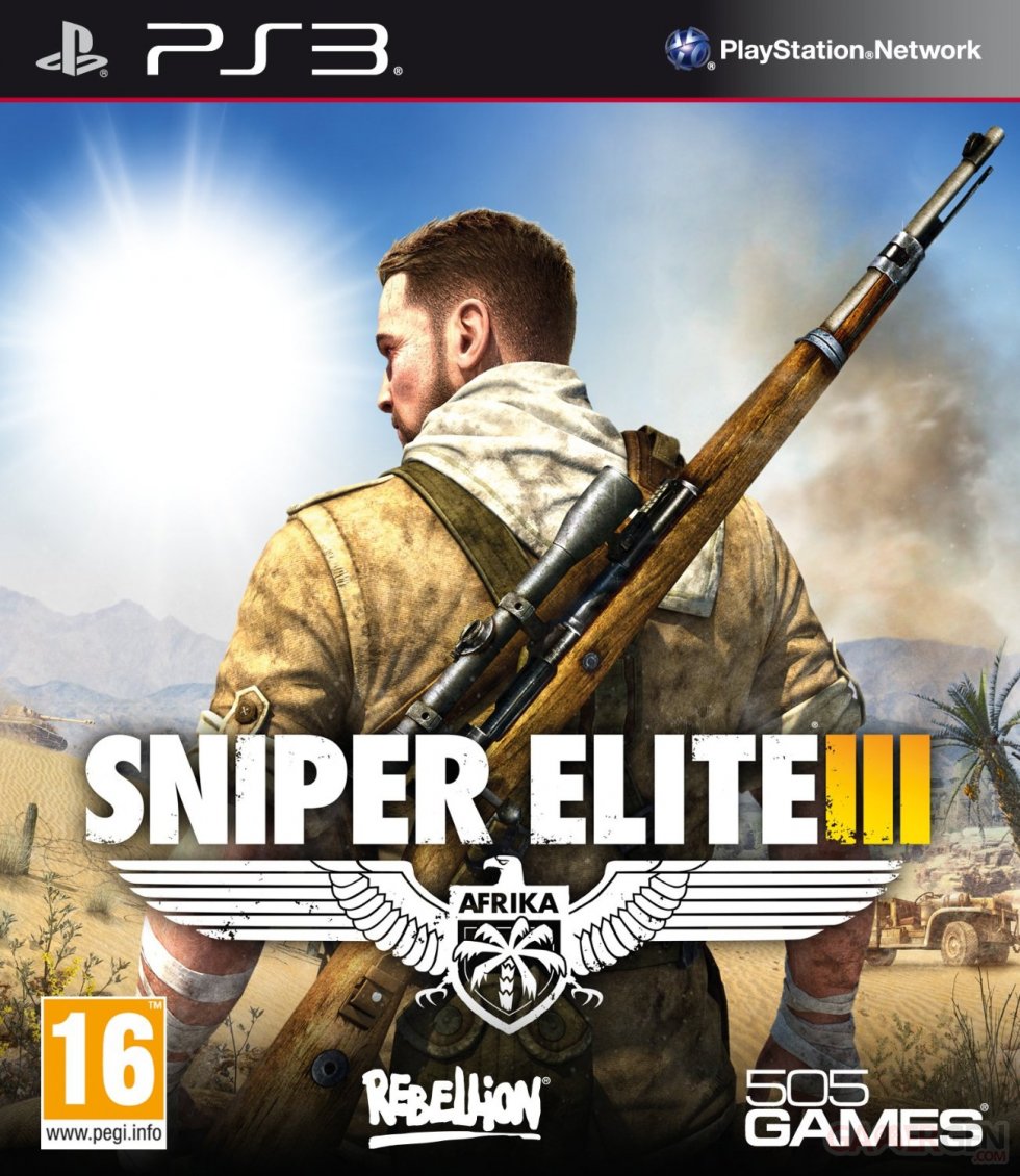 sniper elite III 3 jaquette cover ps3