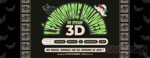 Soldes Épouvantable Halloween Steam 2024