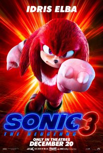 Sonic 3 le film poster 12 25 11 2024