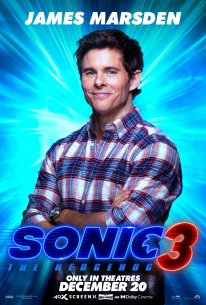 Sonic 3 le film poster 18 25 11 2024