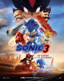 Sonic 3 le film poster fr 01 25 11 2024