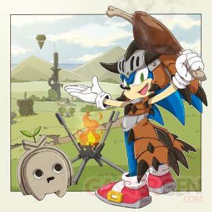 Sonic Frontiers 10 10 2022 Monster Hunter collaboration art 1