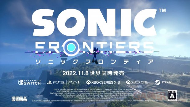 Sonic Frontiers date sortie fuite 23 08 2022