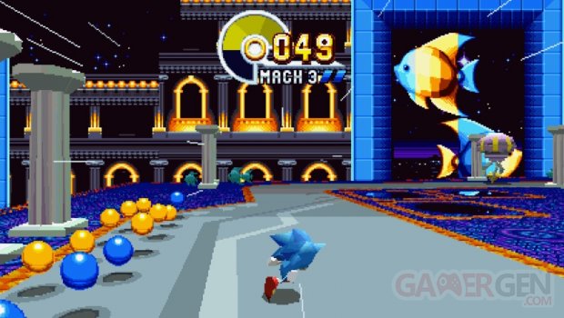 Sonic Mania Special Stage screenshot