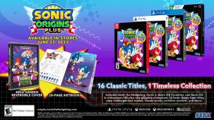 Sonic Origins Plus contenu édition physique