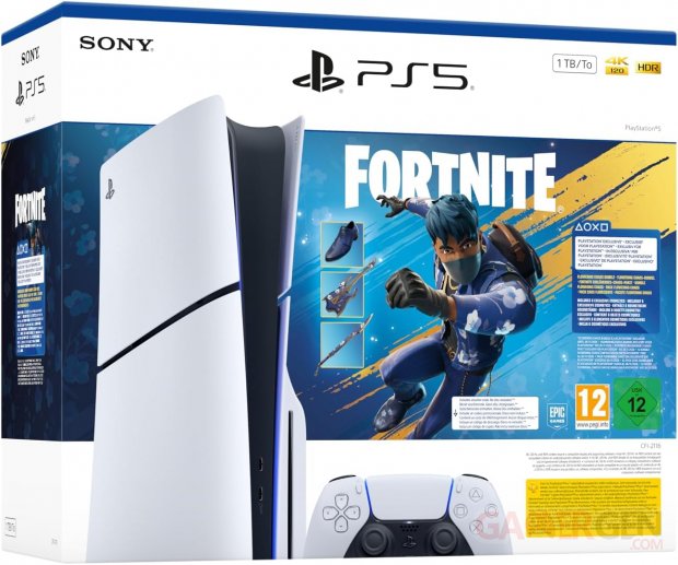 Sony PS5 Pack Console PlayStation 5 1 To Fortnite Flowering Chaos – Edition limitée