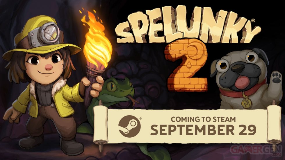 Spelunky 2 PC Steam date sortie