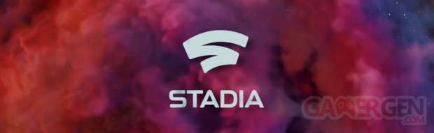 Stadia Google head hardware logo banner publicité 