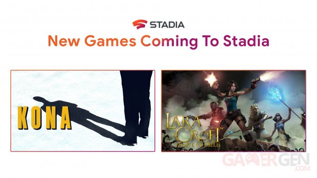 Stadia New Games coming to Stadia Lara Croft and the Temple of Osiris Kona