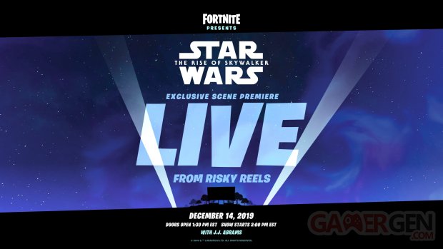 Star Wars Ascension Skywalker Fortnite Exclu