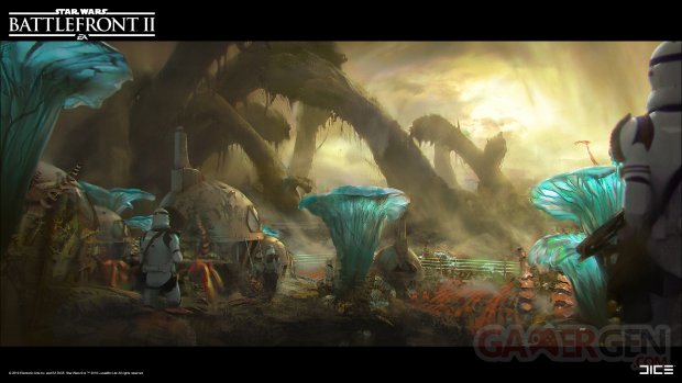 Star Wars Battlefront II Felucia artwork