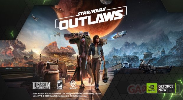 Star Wars Outlaws GeForce NOW flou