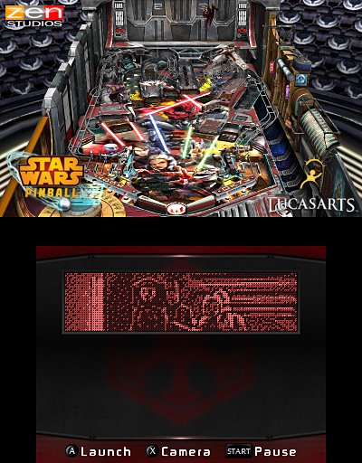 Star Wars Pinball - plateau Clone Wars