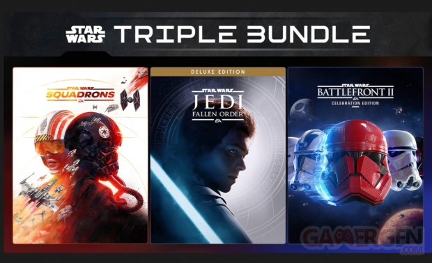 Star Wars Triple Bundle promo EA BON PLAN