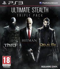 Stealth Pack  Thief + Hitman + Deus Ex Human Revolution jaquette PEGI PS3