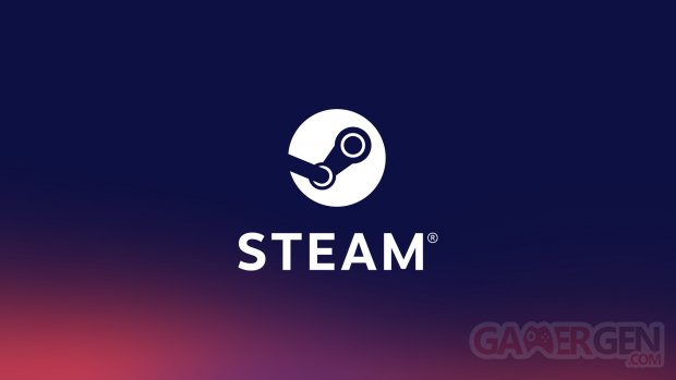 Steam logo icone head banner