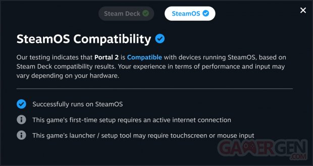 SteamOS Compatible Portal 2