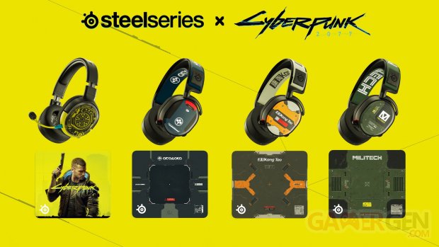 SteelSeries Cyberpunk2077    full line up w qcks