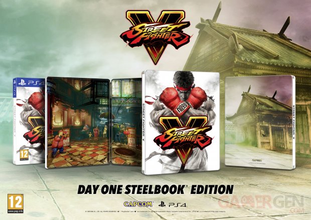 Street Fighter V 23 11 2015 Day One Steelbook Edition