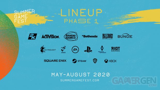 Summer Game Fest 2020 line up partenaires