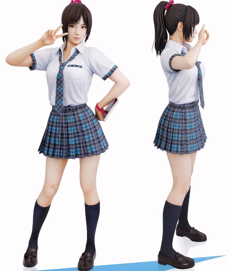 Summer Lesson Hikari statue images (14)