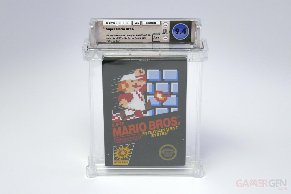 Super Mario Bros NES Cartouche Boite enchères