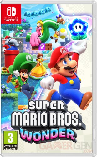 Super Mario Bros Wonder jaquette 21 06 2023