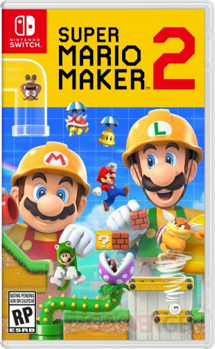 Super Mario Maker 2 jaquette US 14 02 2019