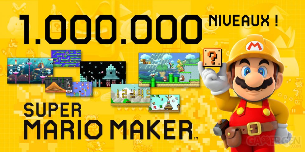 Super Mario Maker Million Niveaux