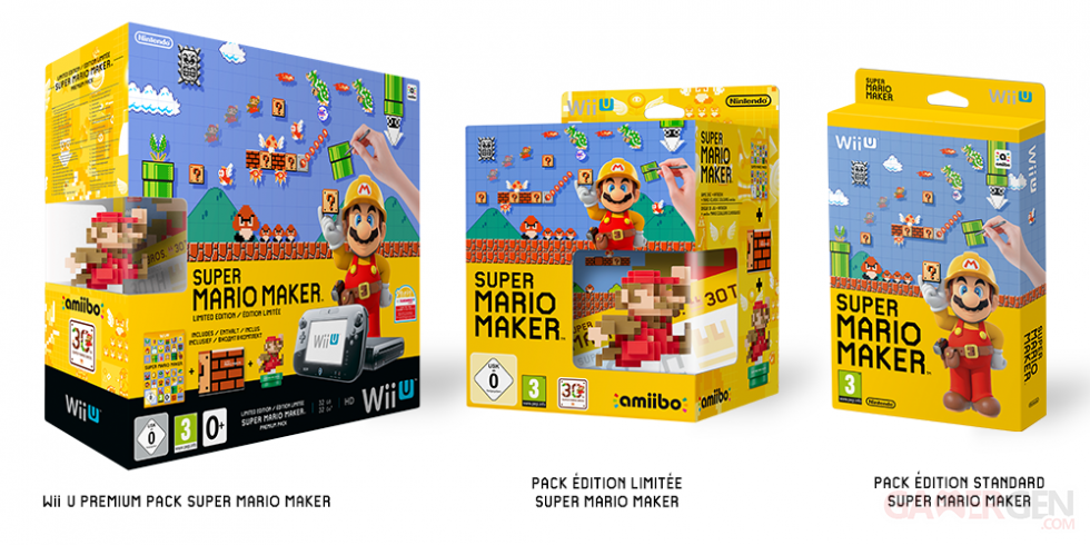 Super Mario Maker Wii U pack bundle