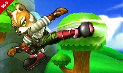 Super Smash Bros comparaison 3DS Wii U Fox 23.07.2013 (15)