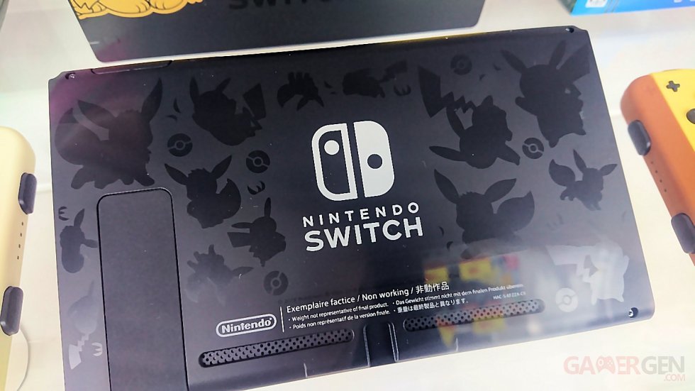 Super Smash Bros Ultimate Pokémon Let's Go, Pikachu Évoli Switch collector images consoles (1)