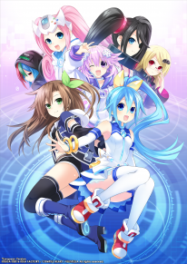 Superdimension Neptune vs Sega Hard Girls 07 04 2016 art