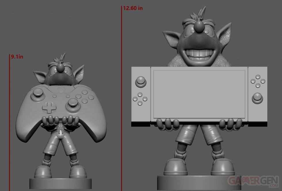 Switch  support accessoire Crash Bandicoot (8)