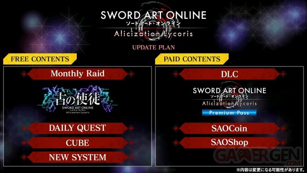 Sword Art Online Alicization Lycoris 15 23 03 2020