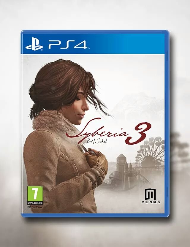 Syberia 3 Jaquette Cover Kate Walker PS4