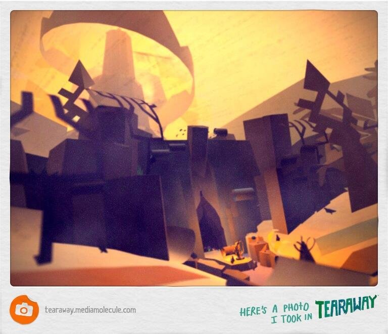 tearaway photo in game