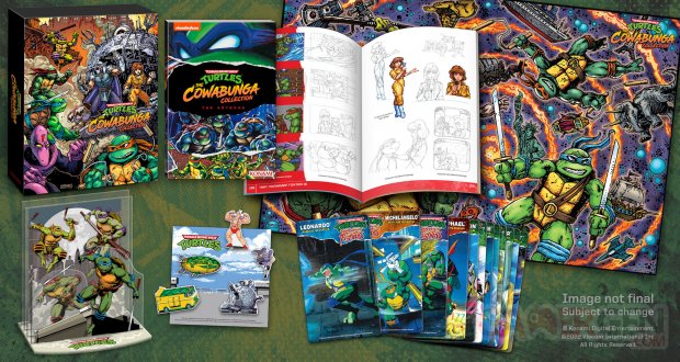 Teenage Mutant Ninja Turtles The Cowabunga Collection edition collector image