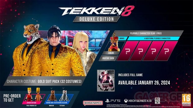 Tekken 8 édition Deluxe numérique 23 08 2023